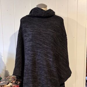 Womens Merona Black poncho XL/XXL NWT